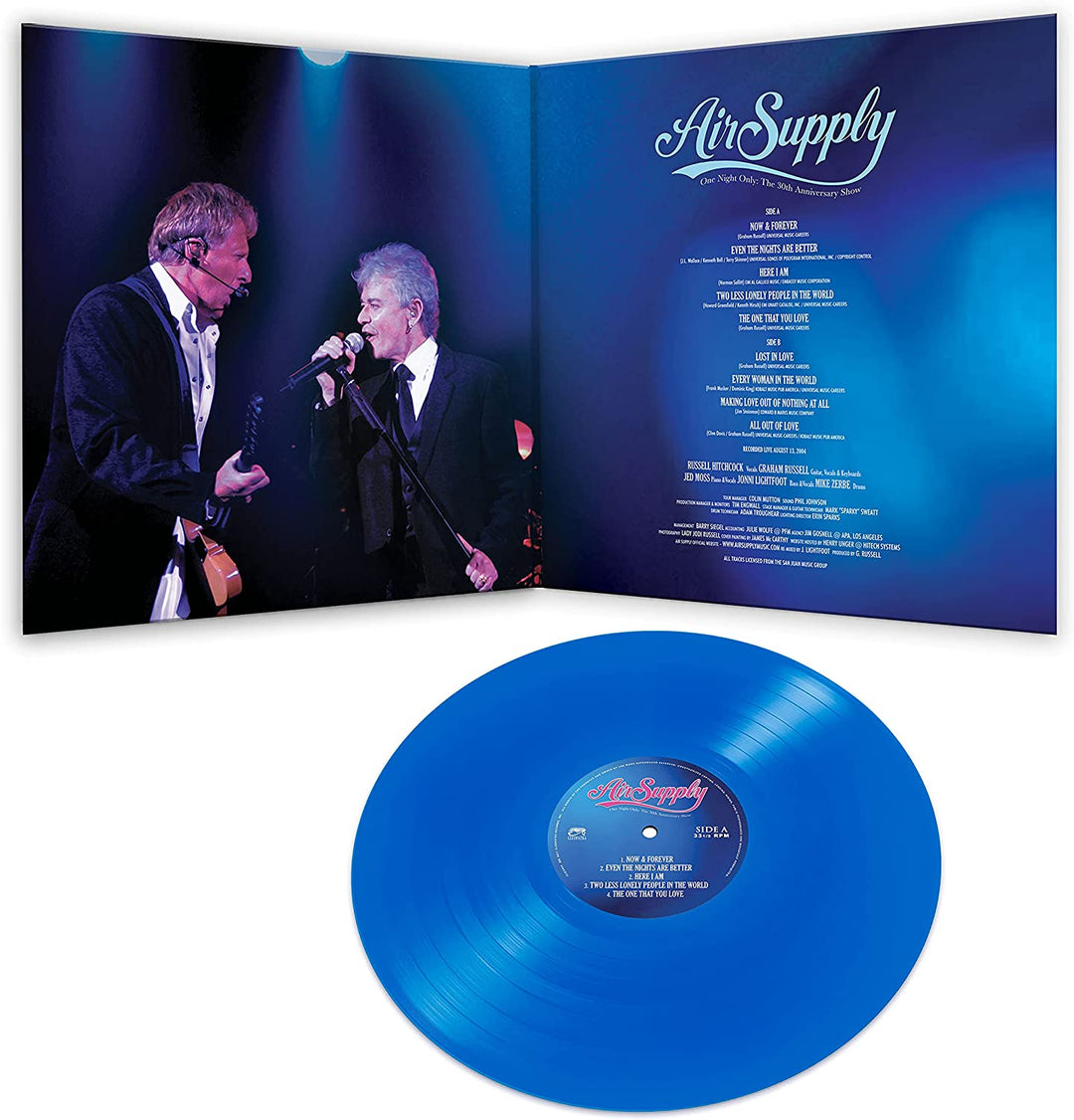 Air Supply – One Night Only – The 30th Anniversary Show [Vinyl]