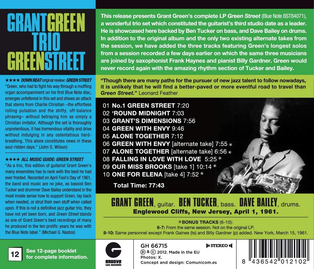 Green Street + 5 Bonustracks [Audio-CD]