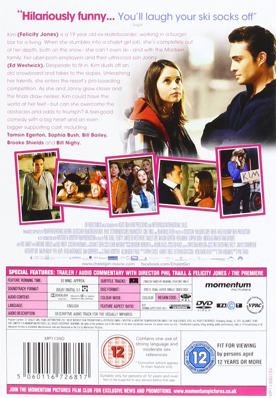 CHALET GIRL (MORRISONS) – Liebesfilm/Komödie [DVD]