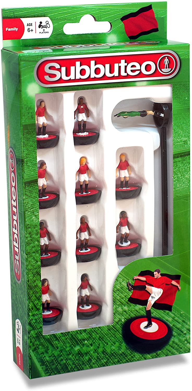 Subbuteo 3415 Spielerset, Rot/Weiß/Schwarz