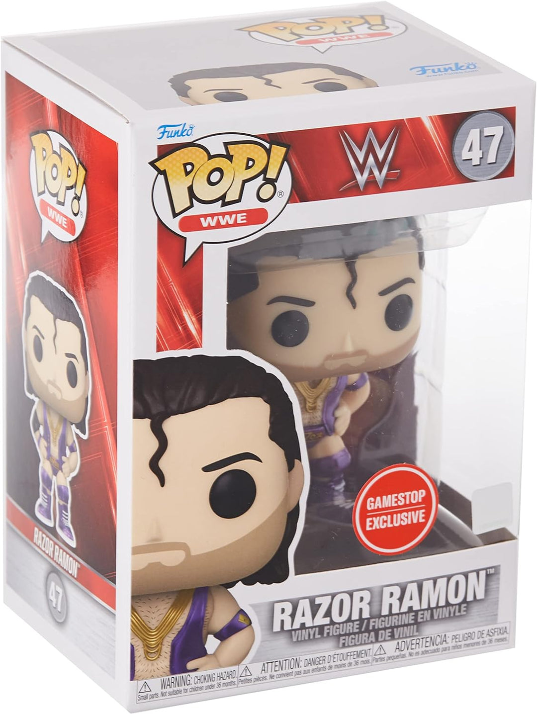 Razor Ramon (Lila Metallic) WWE Funko Pop! Vinylfigur – exklusiv bei GameStop