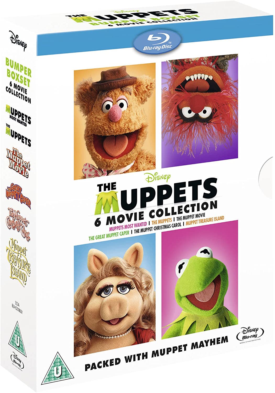 Die Muppets Bumper 6 Movie Collection [Region Free] [Blu-ray]