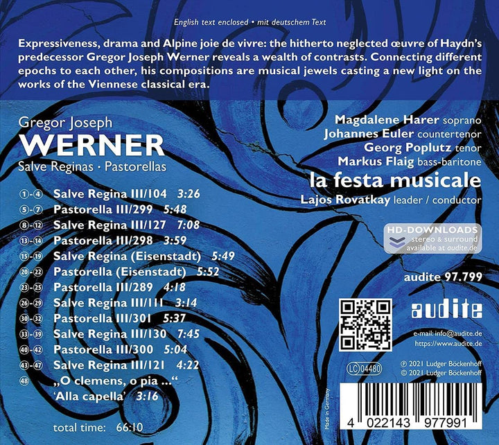 Gregor Joseph Werner [Audio-CD]