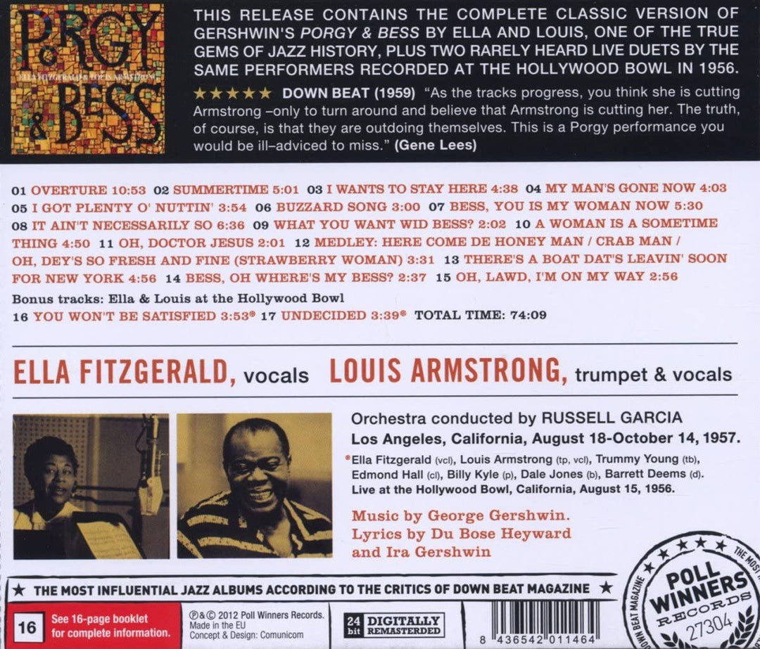 Porgy & Bess [plus 2 bonus tracks] [Audio CD]