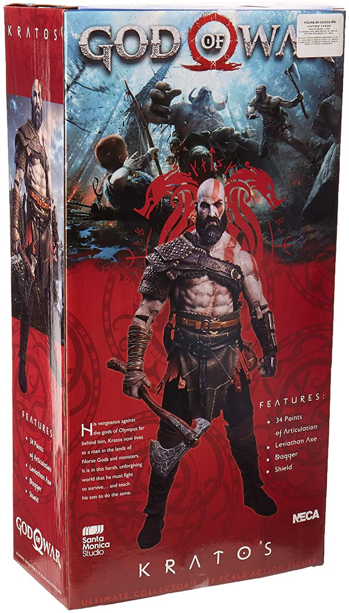 GOD OF WAR 2018 – Kratos-Figur im Maßstab 1:4 – 45 cm