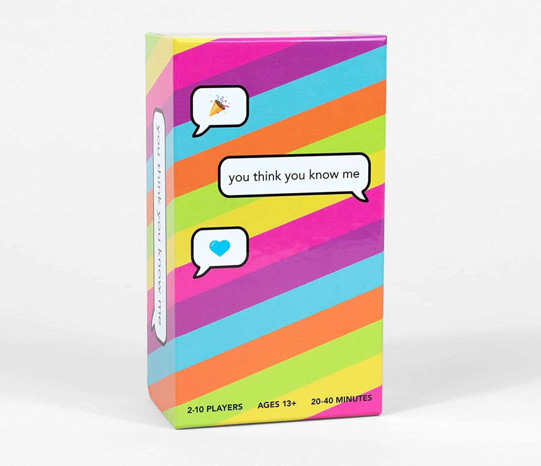 You Think You Know Me Conversational Card Game Party Game (YTYKM)