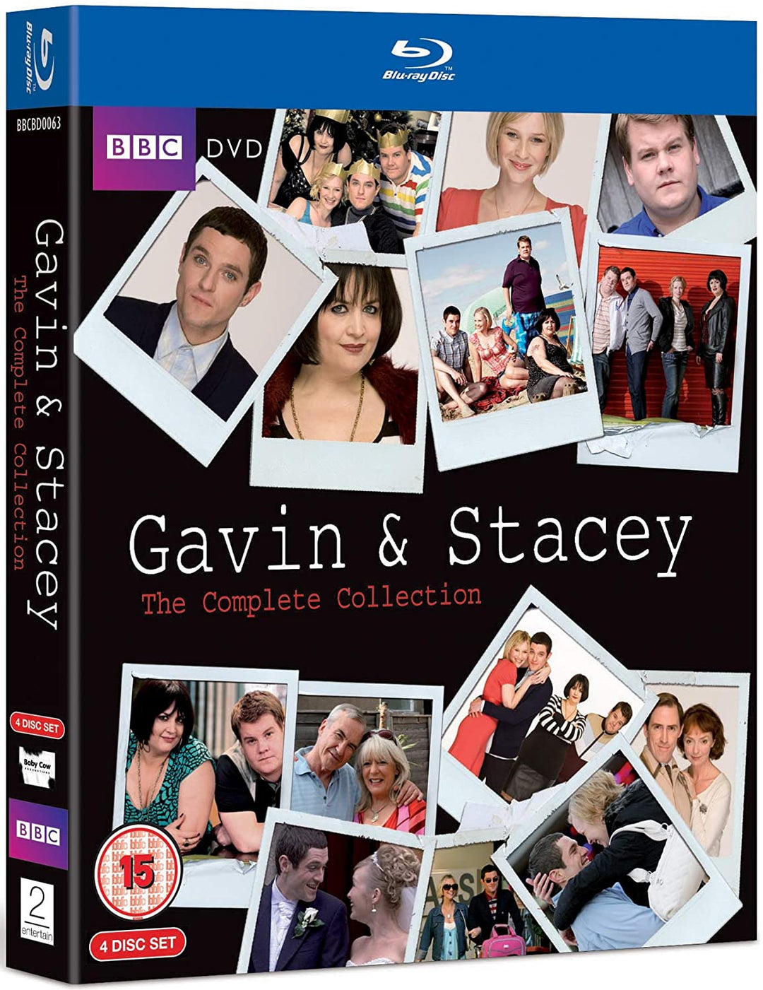 Gavin und Stacey – Serien 1–3 und Weihnachtsspecial 2008 [Region Free] – Sitcom [BLuiray]