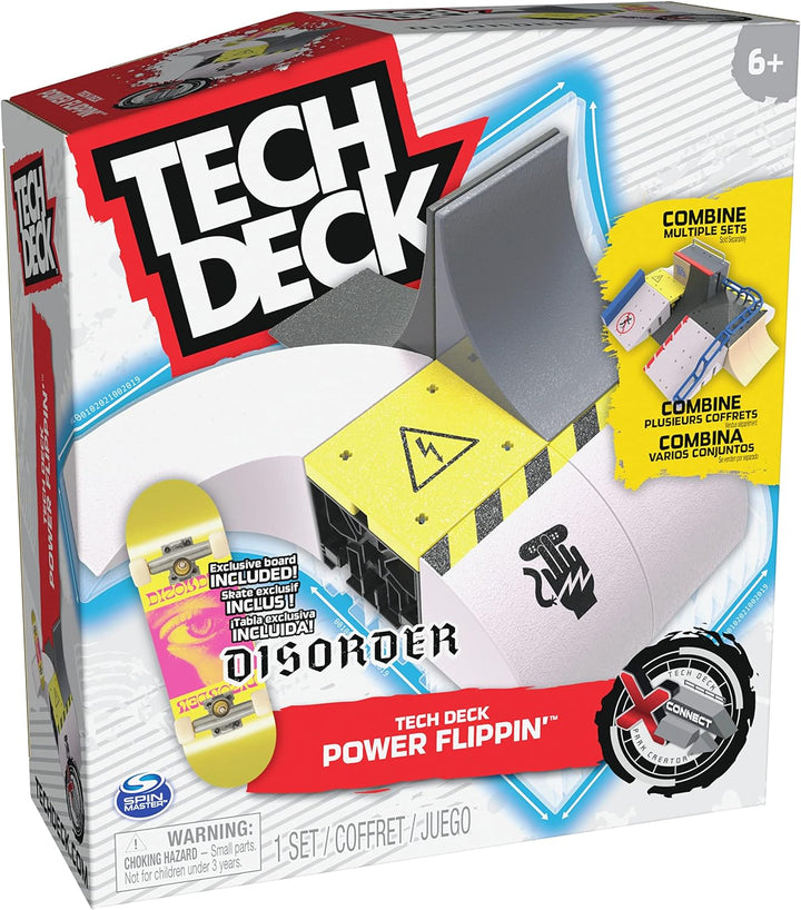 Tech Deck, Power Flippin, X-Connect Park Creator, anpassbarer und baubarer Widder