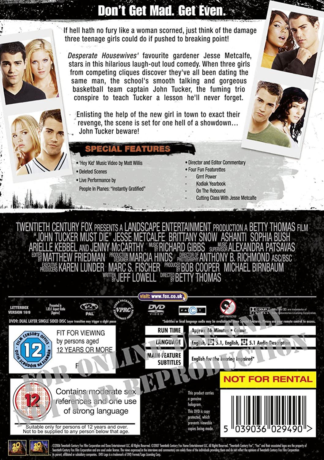 John Tucker Must Die [Romanze] [2006] [DVD]