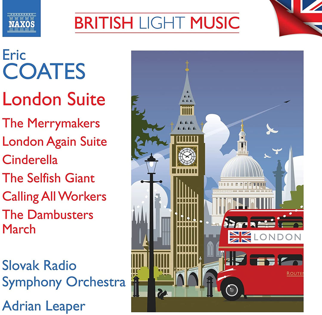 Coates: Britische Unterhaltungsmusik Vol. 3 [Sinfonieorchester des Slowakischen Rundfunks; Adrian Leap [Audio-CD]