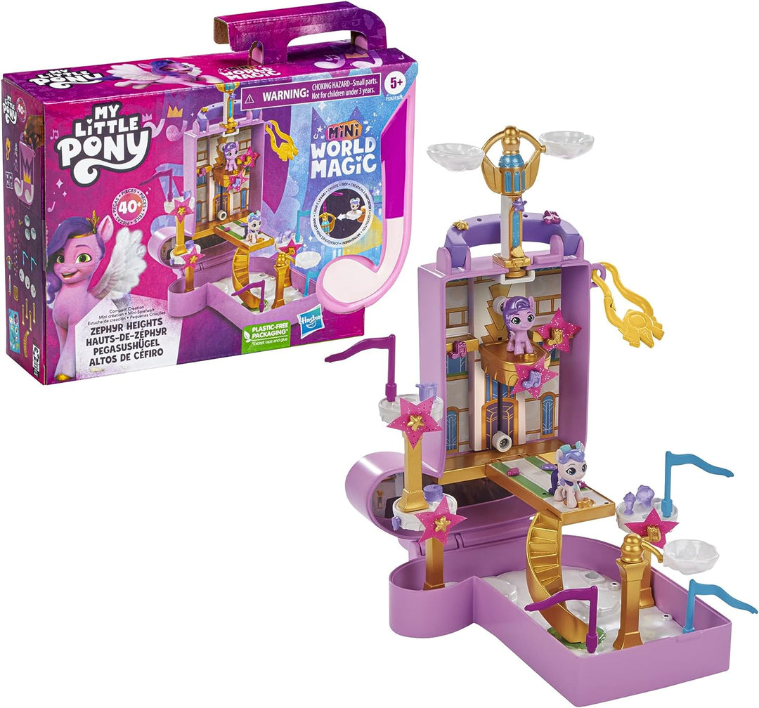 My Little Pony F5247 Mini World Magic Compact Creation Zephyr Heights Spielzeug – tragbar