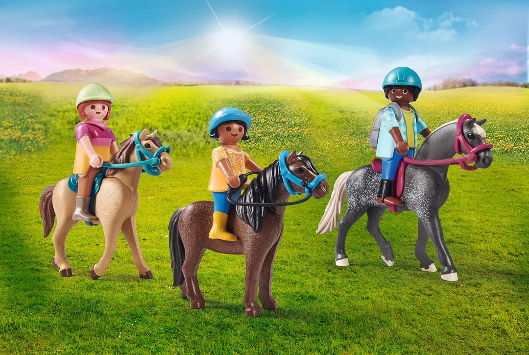 Playmobil 71239 Country Picnic Adventure mit Pferden, Familienpicknick im Grafen