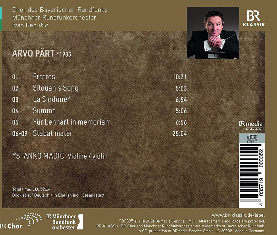 Chor des Bayerischen Rundfunks [Audio-CD]