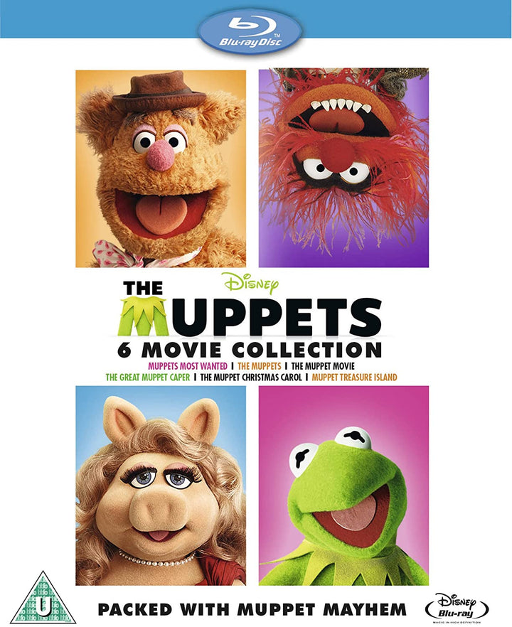 Die Muppets Bumper 6 Movie Collection [Region Free] [Blu-ray]