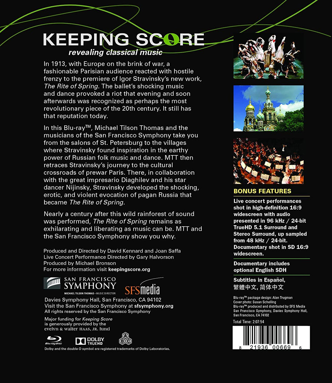 Strawinskys Frühlingsopfer: Keeping Score [2013] [Blu-ray]