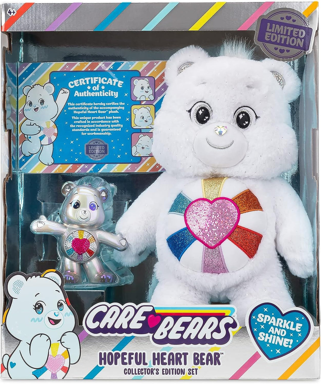 Care Bears 22254 Care Bears Collector Edition, 35 cm großes süßes Plüschtier zum Sammeln,