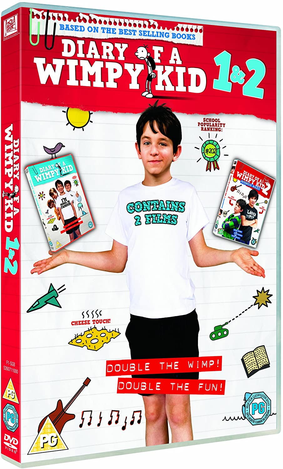 Diary of a Wimpy Kid 1 und 2 – Familie/Komödie [DVD]