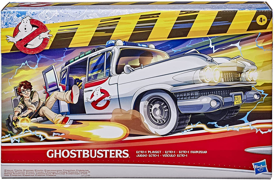 Ghostbusters Movie Ecto-1 Spielset mit Zubehör für Kinder ab 4 Jahren für Kinder, Sammler und Fans, E9563