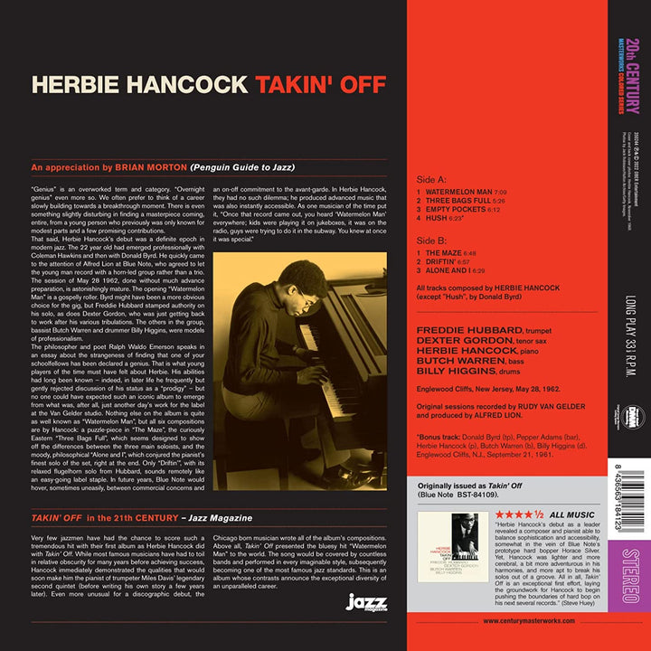 HERBIE HANCOCK – Takin' Off [VINYL]