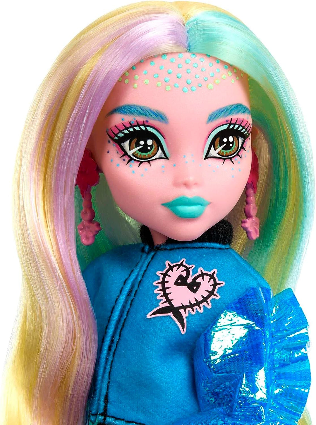 Monster High Puppen- und Modeset, Lagoona Blue mit Ankleideschrank und 19+ Sur