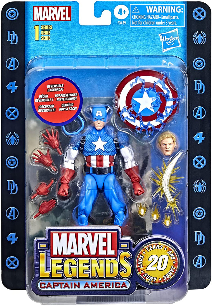 Hasbro F3439 Marvel Legends 20th Anniversary Series 1 Captain America 6-Zoll Col