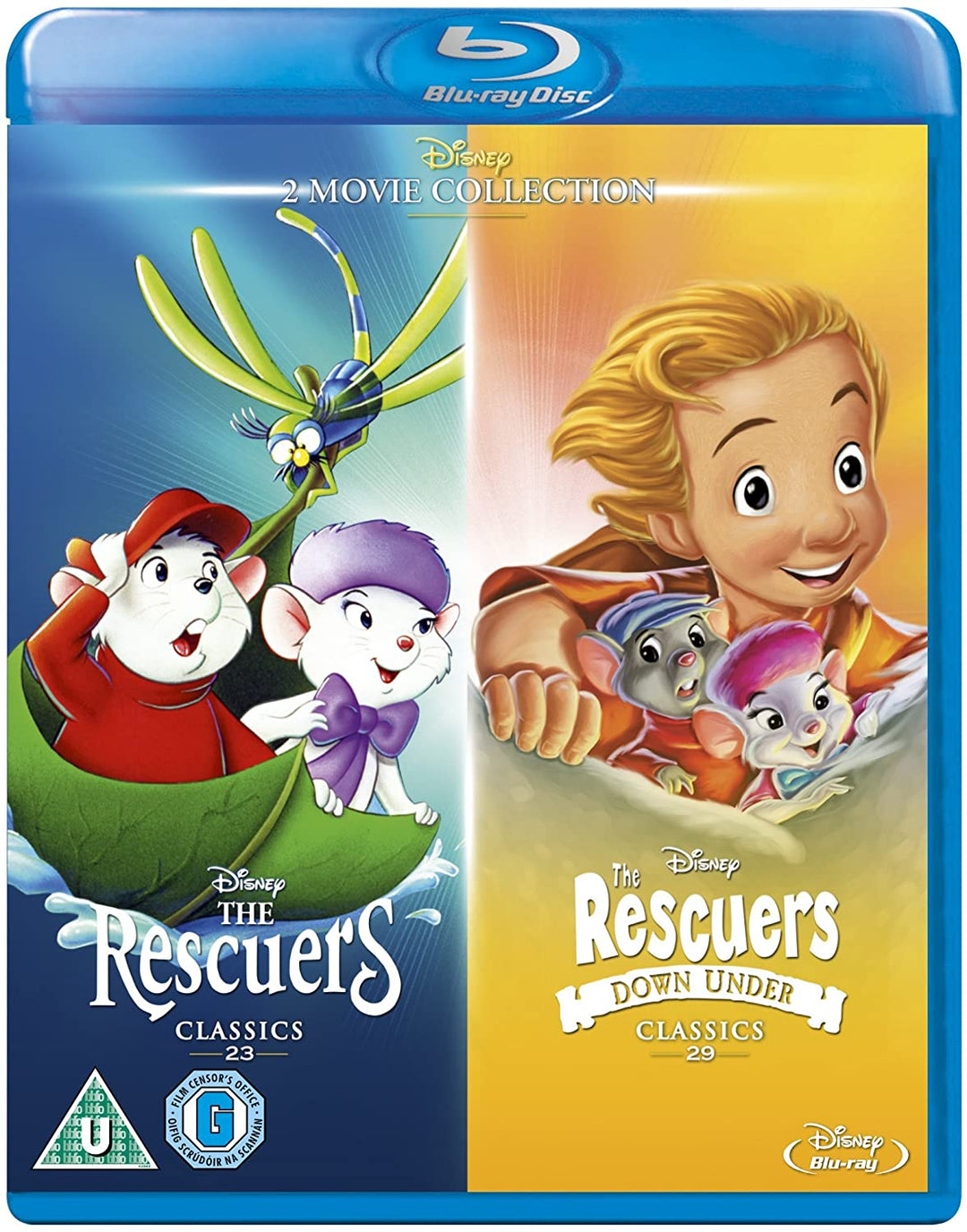 Rescuers & Rescuers Down Under - Animation [DVD] – Yachew