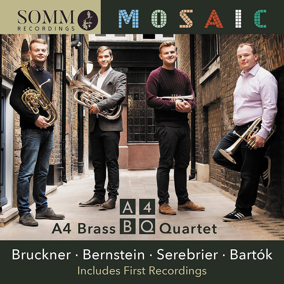 Mosaik [A4 Brass Quartet] [Somm Recordings: SOMM 0638] [Audio CD]