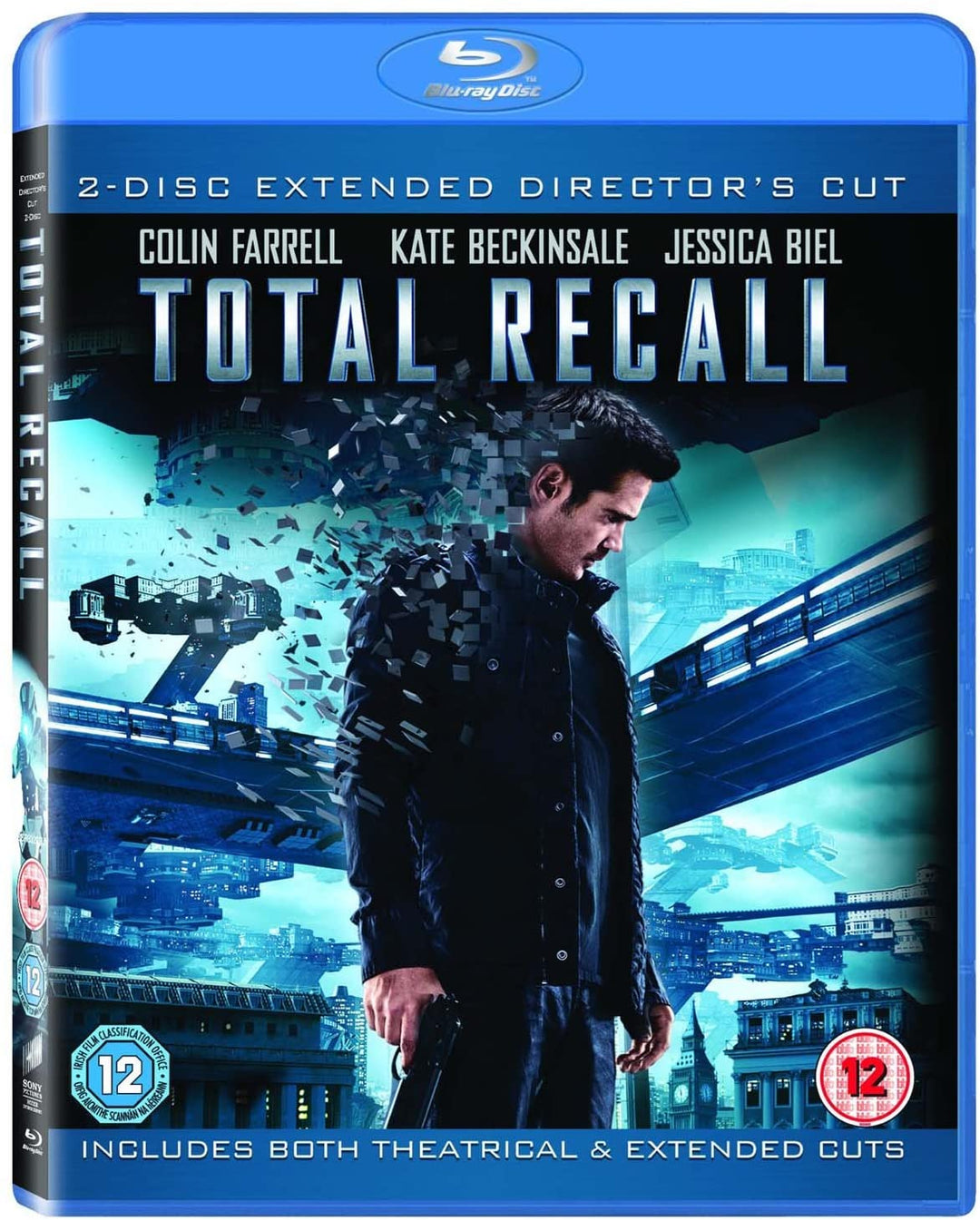 Total Recall [2012] [Region Free] - Action/Sci-fi [Blu-ray]