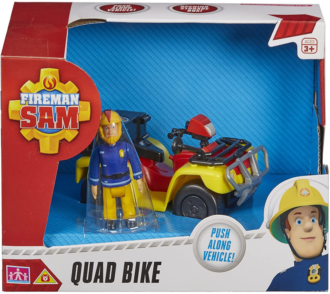 Feuerwehrmann Sam Quad Bike mit Sam Figur