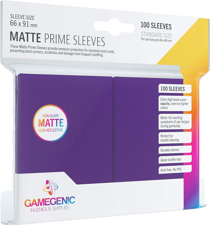 Gamegenic GGS11033ML Matte Prime-Hüllen (100er-Pack), Lila