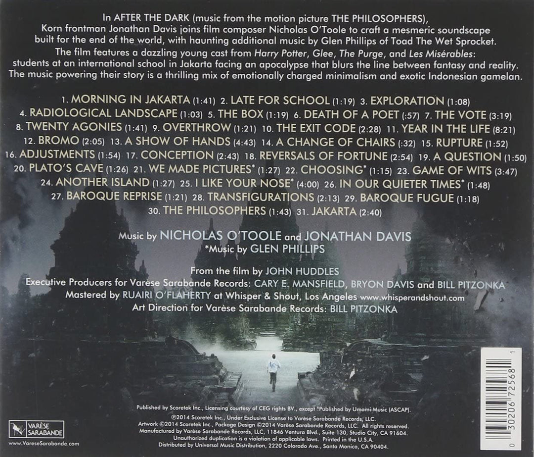 Nicholas O'Toole &amp; Jonathan Davis – After The Dark Soundtrack) [Audio-CD]