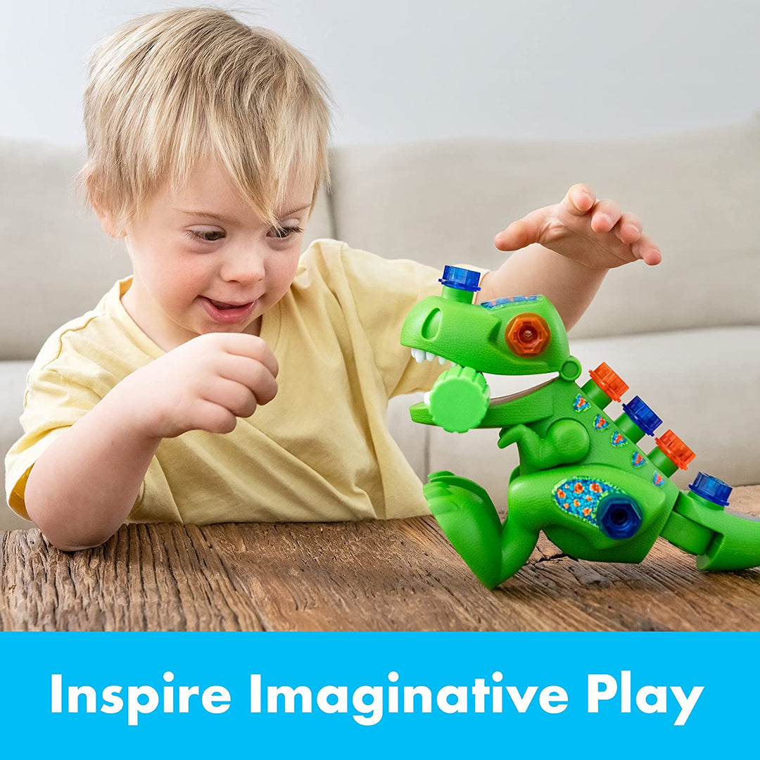 Learning Resources Design &amp; Drill T-Rex Dinosaurier Zerlegbares Spielzeug mit 12 Teilen &amp;