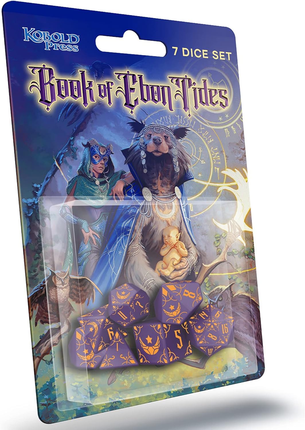 Book of Ebon Tides 7 Dice Set