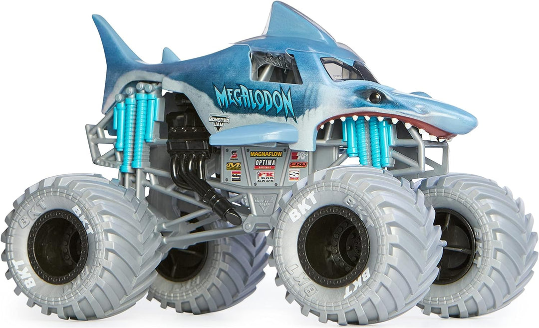 Monster Jam, offizieller Megalodon-Monstertruck, Sammler-Druckgussfahrzeug, 1:24