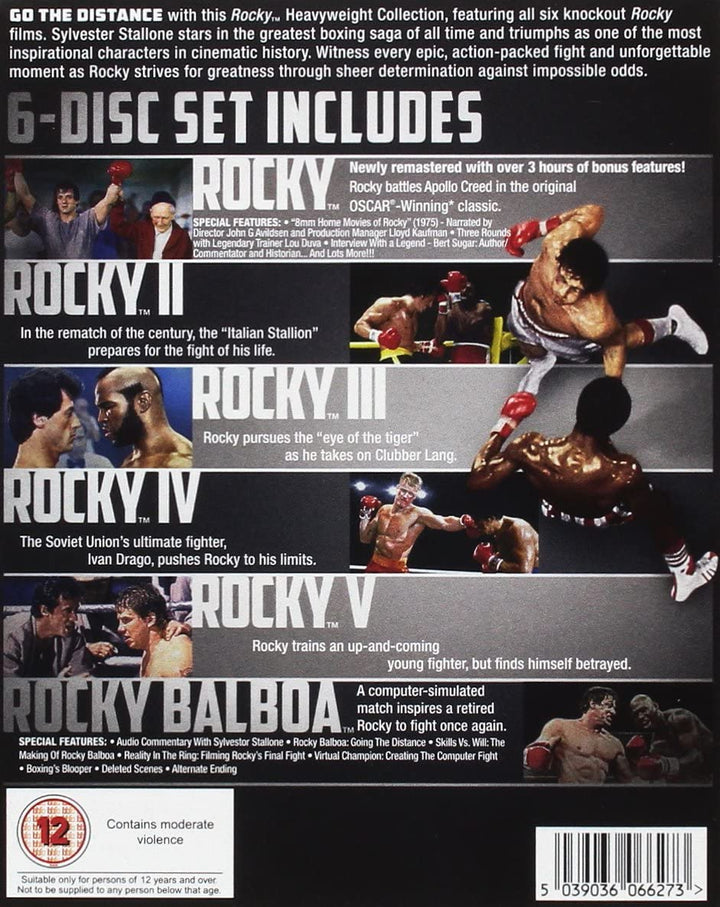 Rocky: The Heavyweight Collection – Sport/Drama [Blu-ray]