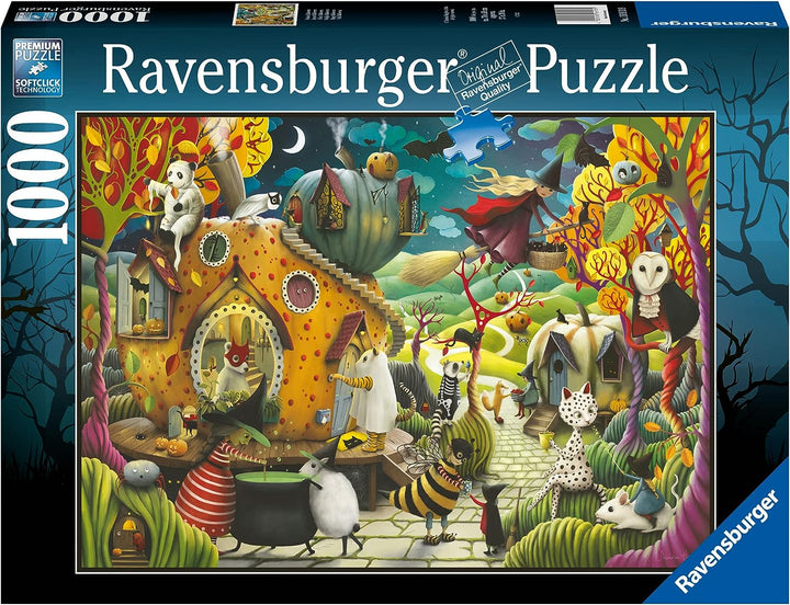 Ravensburger Happy Halloween 1000-teiliges Puzzle für Erwachsene und Kinder ab 12 Jahren