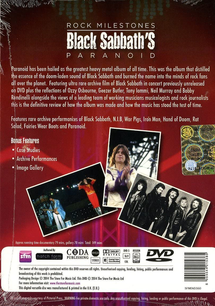 Black Sabbath – Paranoid Critical Review [Region 1] [NTSC] [DVD]