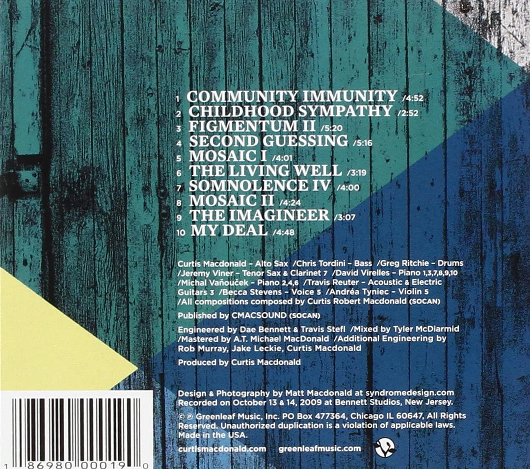 Curtis Macdonald – Community Immunity [Audio-CD]