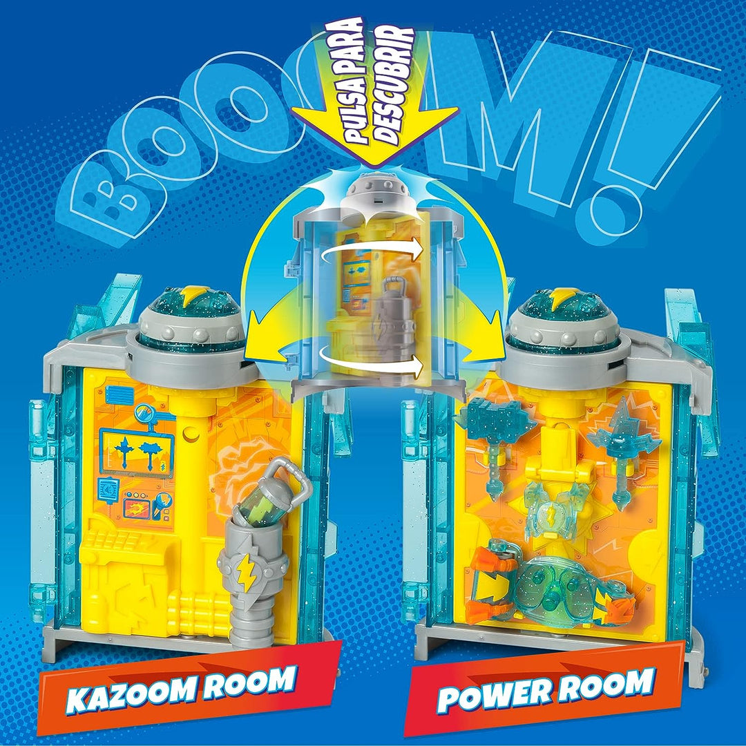 SUPERTHINGS RIVALS OF KABOOM Geheime Basis Kazoom Power Geheimes Versteck von Kazoom Powe