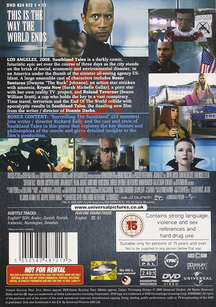 Southland Tales [2017] - Sci-fi/Comedy [DVD]