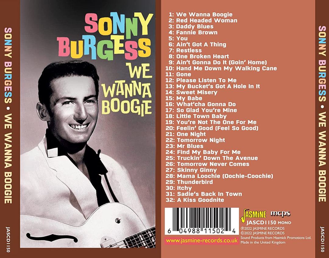 Sonny Burgess – We Wanna Boogie [Audio-CD]