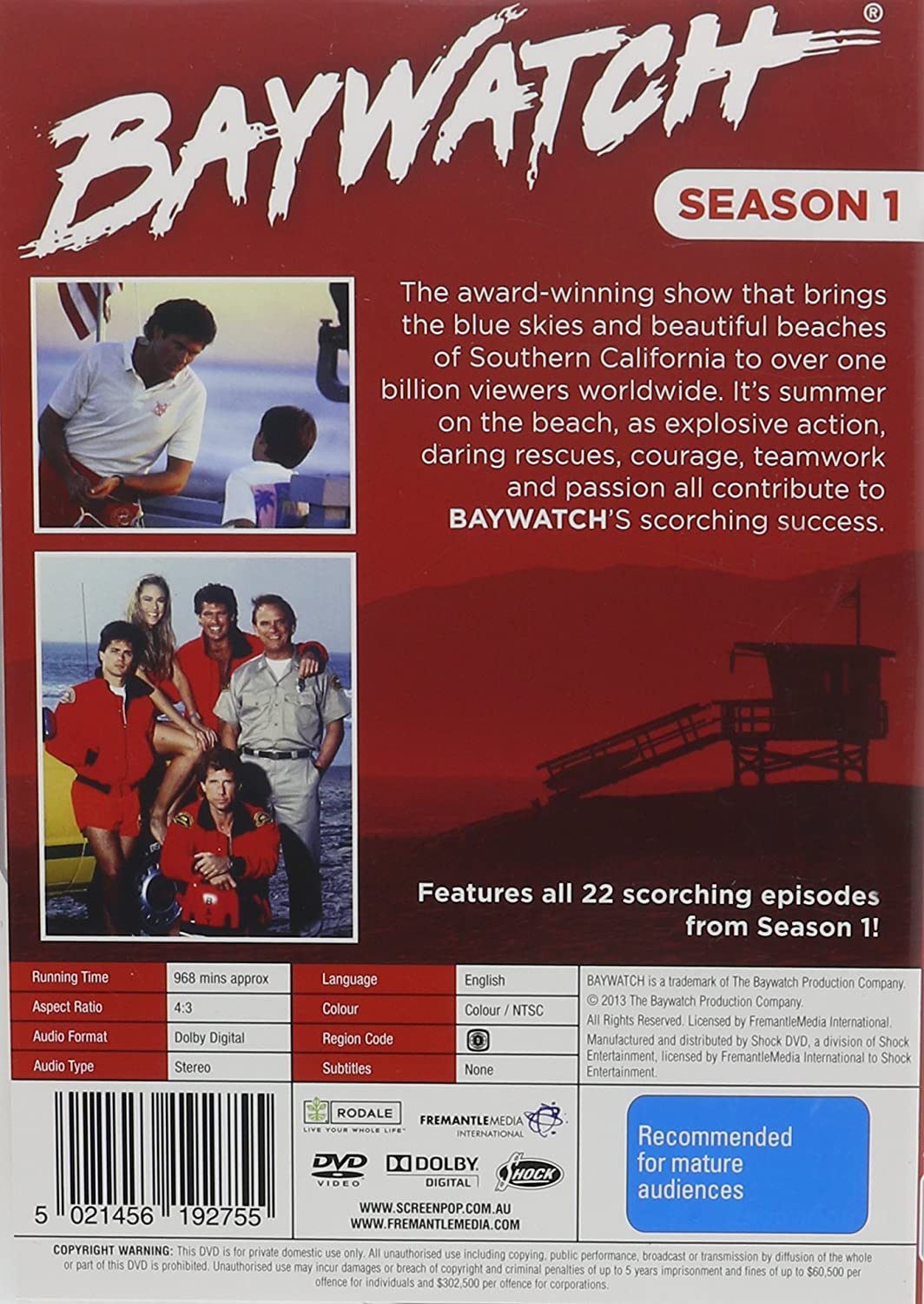 Baywatch: Season 1 (6 Discs) [DVD]