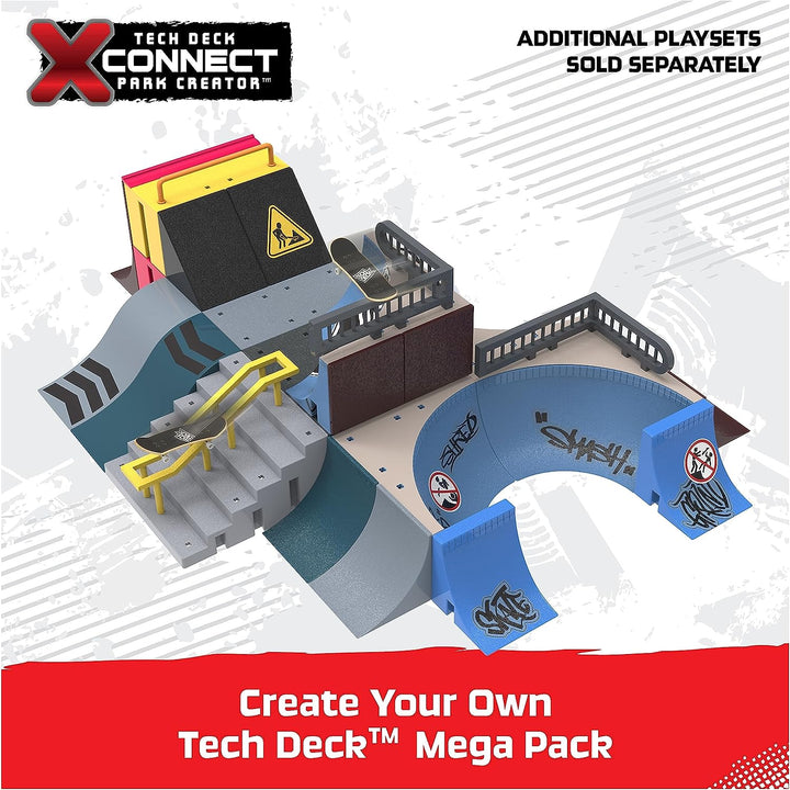 Tech Deck, Pyramid Shredder, X-Connect Park Creator, anpassbar und baubar