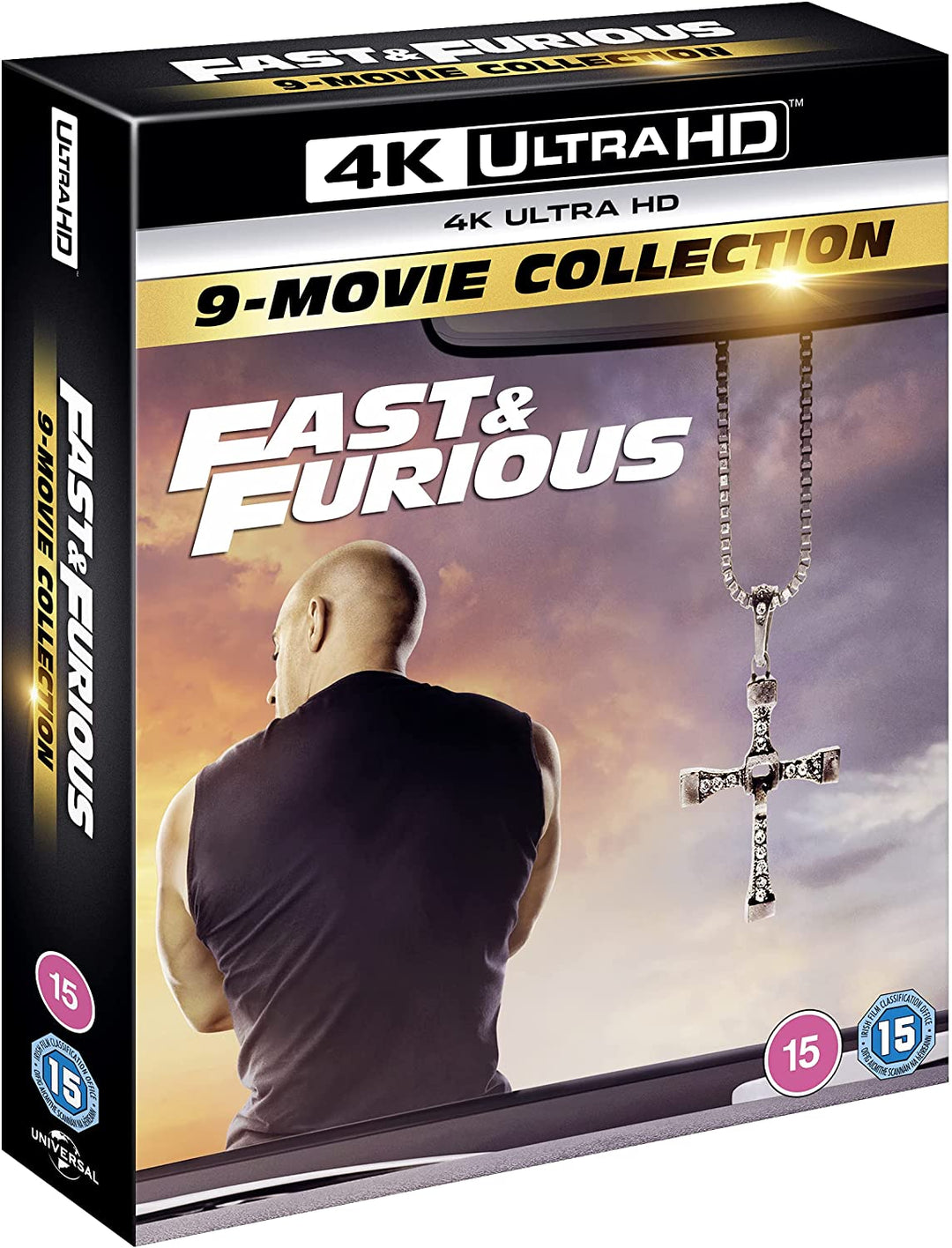 Fast &amp; Furious 1-9 Film Collection [4K Ultra HD] [2021] [Region Free] – Action/Drama [Blu-ray]