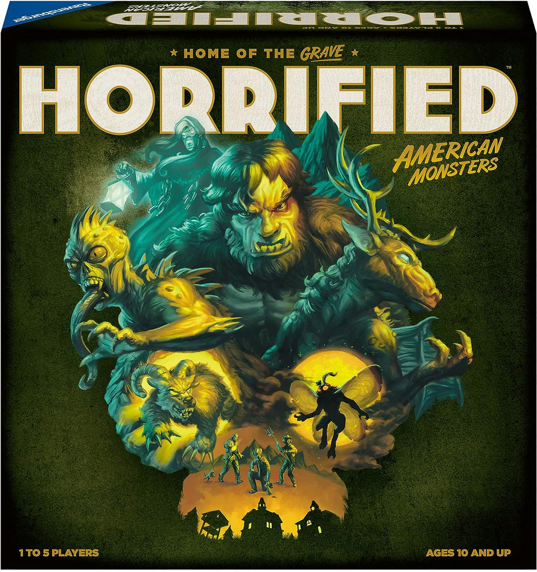 Ravensburger Horrified: American Monsters Strategie-Brettspiel für Kinder und Erwachsene Ag