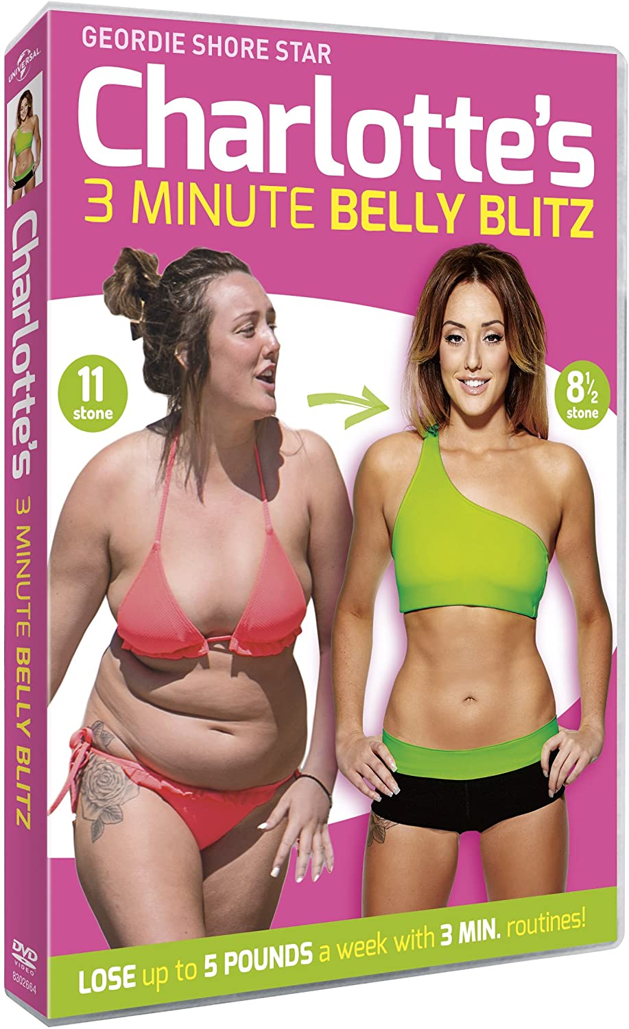 Charlotte Crosbys 3 Minute Belly Blitz [DVD] [2014]