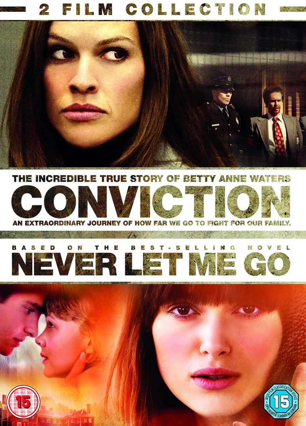 Conviction / Never Let Me Go Doppelpack [2010] – Drama/Krimi [DVD]