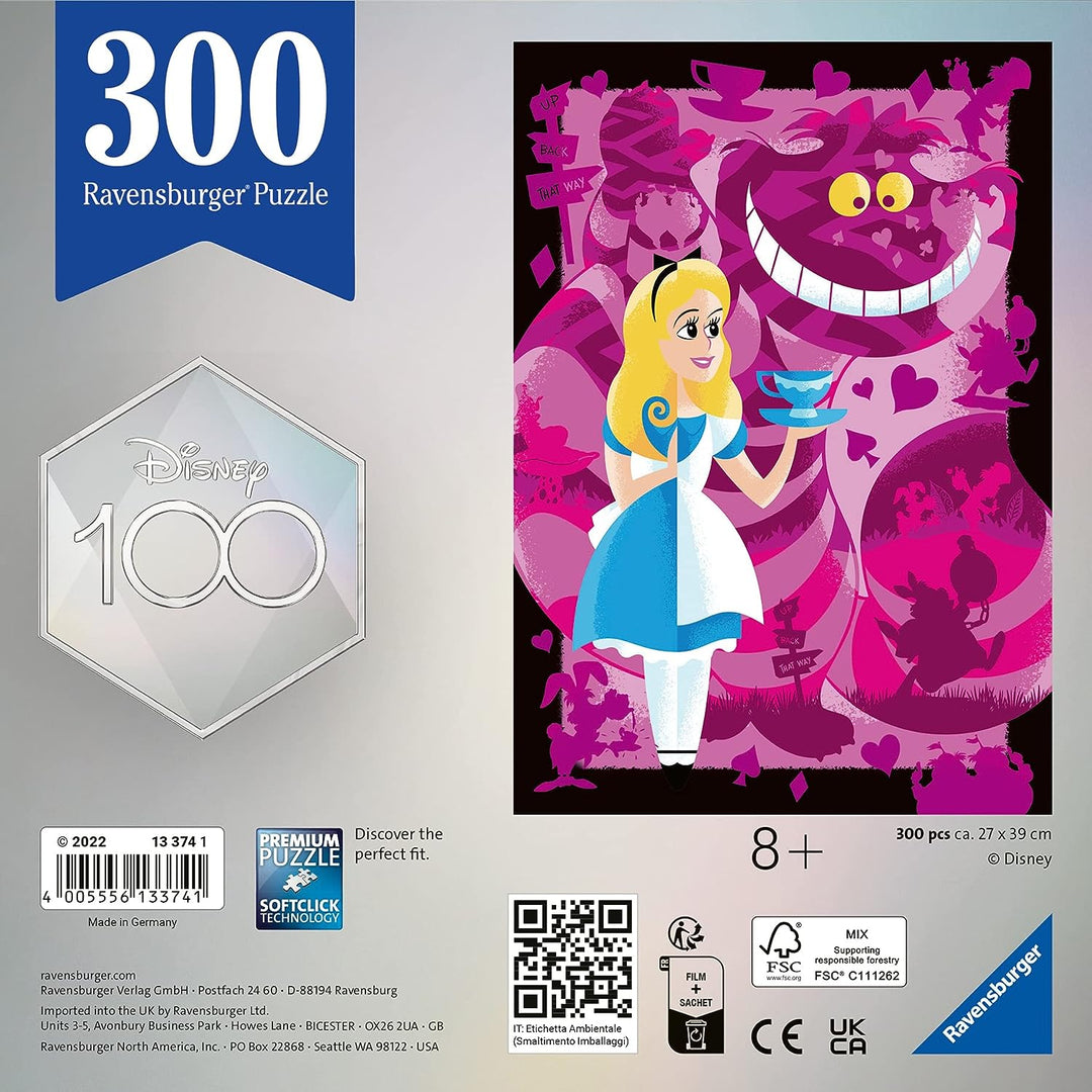 Ravensburger Disney Alice im Wunderland-Puzzle zum 100-jährigen Jubiläum für Erwachsene