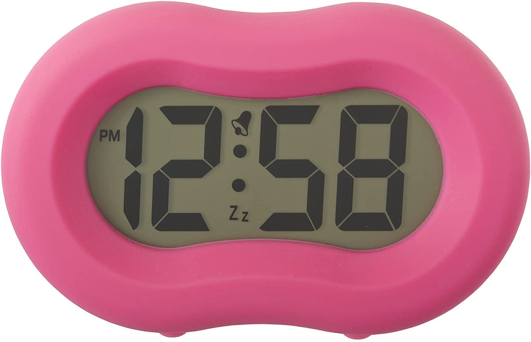 Acctim 15110 Vierra Alarm Clock, Hot Pink