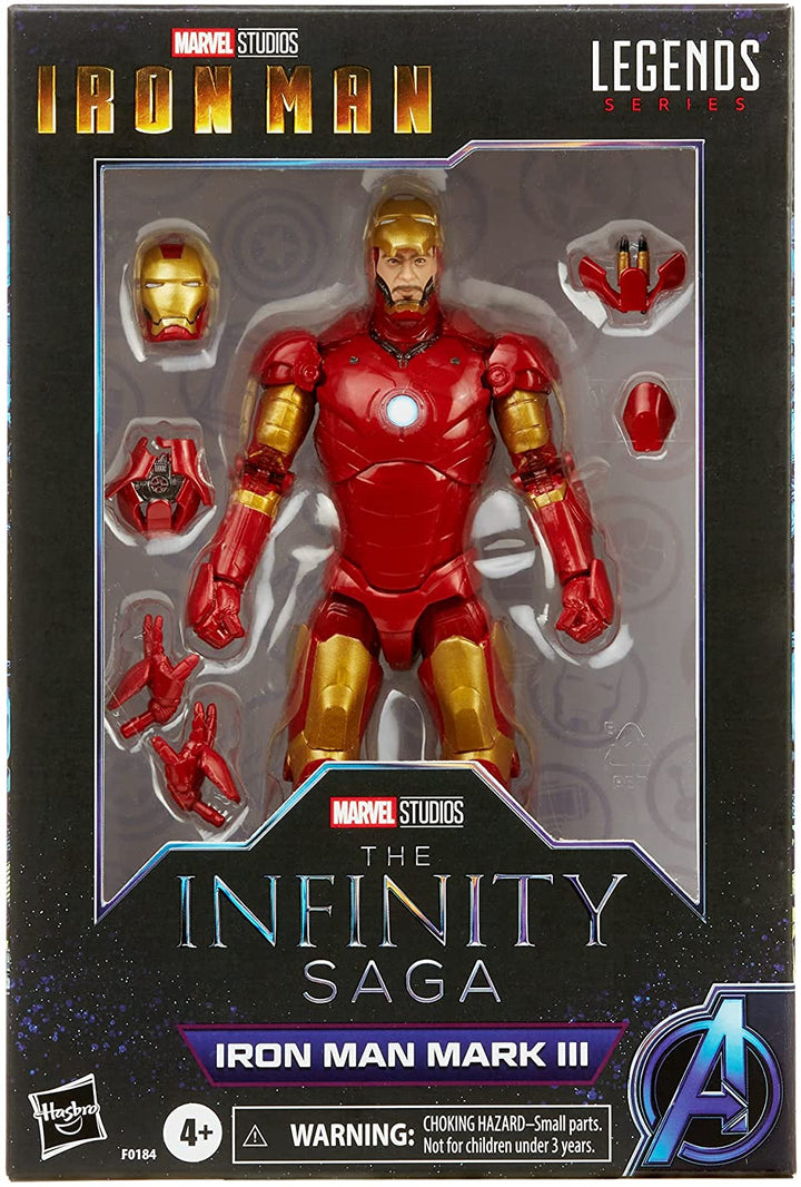 Hasbro Marvel Legends Series 15 cm große Actionfigur Iron Man Mark 3, inklusive Premium-Design und 5 Zubehörteilen